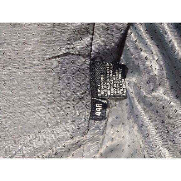 Apollo King Mens Super 160s Hand Tailoring Suit Jacket & Vest Char Black 44 - Picture 6 of 16